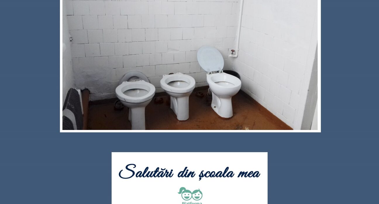 Salutări din școala mea. Condițiile de igienă și sanitație din școli.
